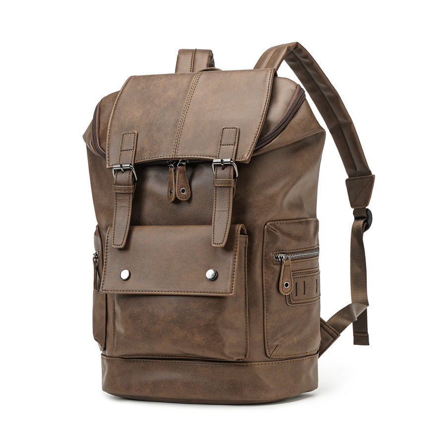 Heritage Vintage-Style Leather Backpack