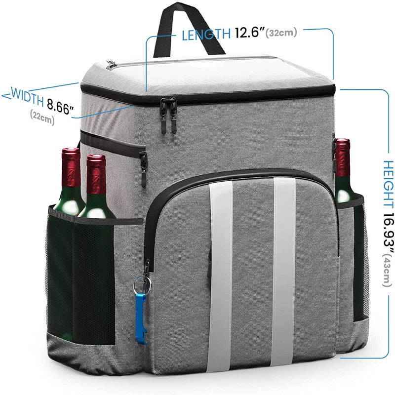 Insulated Cooler Backpack – 40 Cans & 4 Bottles Capacity